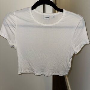 Sunday Best Classic White Crop Top
